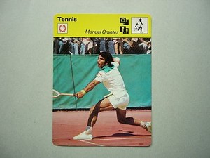 1977 1977/79 SPORTSCASTER TENNIS PHOTO MANUEL ORANTES NICE!!