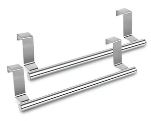 Bathroom Kitchen Cabinet Hand Towel Rack Over Door Towel Bar Hanging Holder - Picture 1 of 8