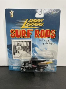 Sealed Vintage 90s Johnny Lightning Black Surf Rods Torrance Terrors Ford - Picture 1 of 2