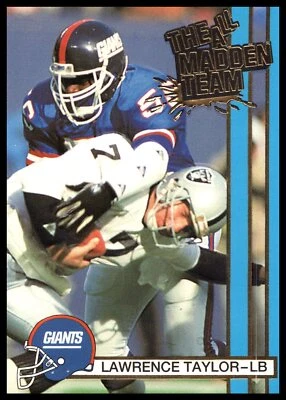 1990 Action Packed All-Madden #12 Lawrence Taylor - Image 1 of 2