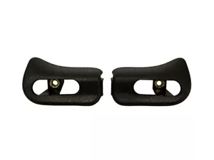 Sun Visor Trim Caps Set for Mercedes R129 SL500 SL600 1994-2001 Black Color - Picture 1 of 5