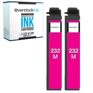 Cartuchos de tinta magenta compatibles con 2PK OSI 232 para Epson WorkForce WF2930 WF2950 - Imagen 1 de 1