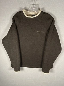 Kuhl Brown Alfpaca Fleece Pullover Fleece Sweatshirt Hiking Sherpa Lined Size M - Picture 1 of 9