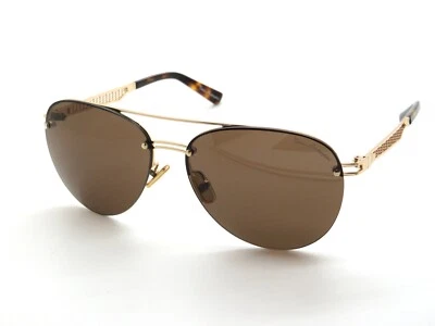 TONINO LAMBORGHINI TL603S 02A 金色/棕色 61 毫米飞行员太阳镜 — 第 1/4 张图片