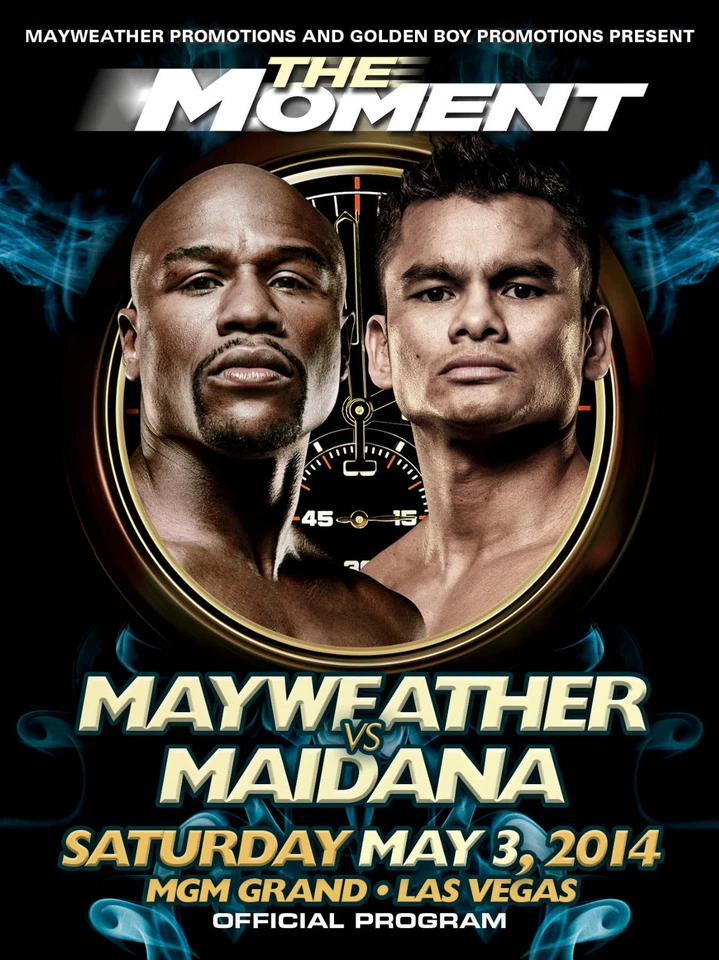 FLOYD MAYWEATHER VS. MARCOS MAIDANA OFFICIAL ONSITE BOXING PROGRAM 5/3/14 - Image 1 of 1