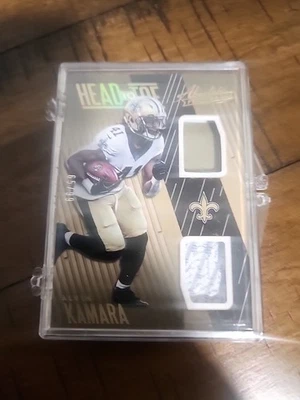 2018 absolute Head to Toe Alvin Kamara  game used Helmet and material #/99 - Image 1 of 3