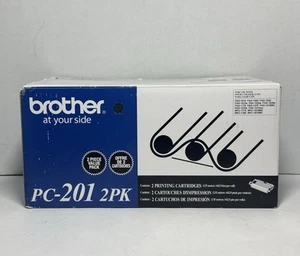 Neu Original Brother PC-201 2ER-PACK PC2012PK schwarz Faxpatronen 2er-Pack 012502534358 - Bild 1 von 3