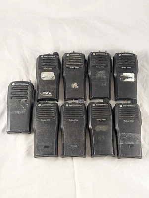 Lot of 9 Motorola Radius CP200 4 & 16 Channel VHF Radios *For Parts or Repair* - Image 1 of 4