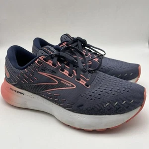 Brooks Glycerin 20 Women’s Shoes Size 9.5 Blue Pink Sneakers Running Walking - Picture 1 of 13