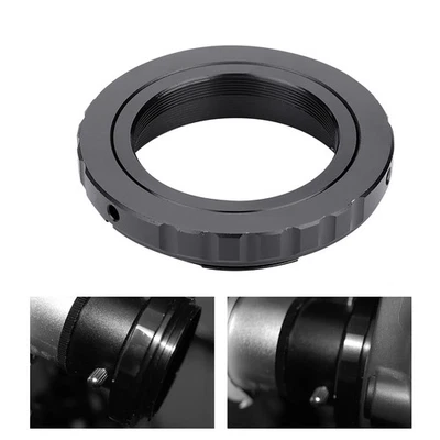 T2/T Mount Aluminum Lens Adapter For EF DSLR 650D 60D 550D☚ - Image 1 of 4