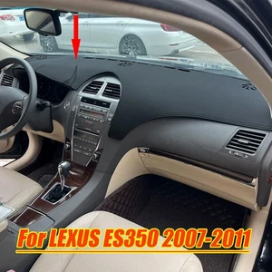 New Leather Dashboard Dash Cover Protector Pad Mat Black For LEXUS ES350 2007-11 - Picture 1 of 5