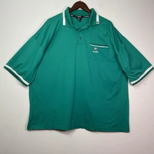 Camisa Polo Fubu De Colección Para Hombres Talla 2XL Verde Y2K Patinador Calle Rap Hip Hop Suelta - Imagen 1 de 13