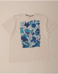 NIKE Mens Standard Fit Graphic T-Shirt Top 2XL White DA04 - Picture 1 of 4