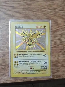 Zapdos 016/102 Base Set (Shadowless) Holo - Picture 1 of 9