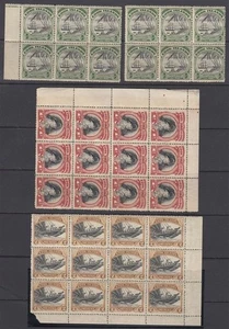COOK IS 1933/36 ½d.- 6d. SHORT SET IN BLOCKS (x12) MNH (ID:207/D66106) - Picture 1 of 2