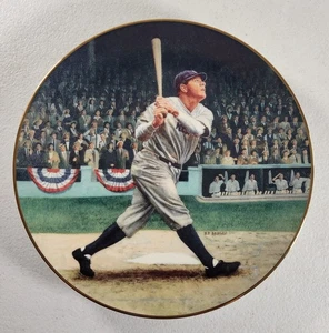1992 Babe Ruth The Called Shot Legends of Baseball Collector Plate Brent Benger - Picture 1 of 6