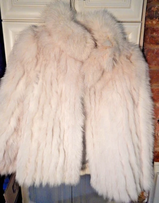 JAQUETA CASACO DE PELE GENUÍNA RAPOSA AZUL FINLÂNDIA ADULTO GRANDE Finlândia Fabricada em Hong Kong - Imagem 1 de 4