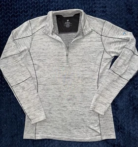 Kuhl Women’s Gray Pullover Lightweight Quarter Zip Alloy Outdoor Sz Large - Picture 1 of 9