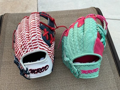 baseball gloves 11.5 ice cream with sprinkles , brand -MROD , several colors  - Image 1 of 4