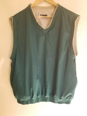 Wedge Golf Green V Neck Vest Windbreaker - Imagem 1 de 4