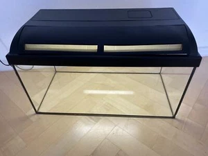 ASKOLL Marina Terrarium aus Glas, 60x30x30 cm mit Abdeckung Lampe Futteröffnung - Bild 1 von 12