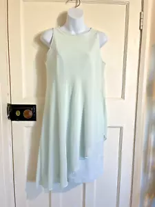Abito Ted Baker come nuovo drappeggio asimmetrico senza maniche taglia 3 UK 12 - Foto 1 di 12
