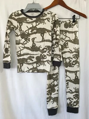 New Carter's Boys Dinosaur Pajama set Snug Fit Long Sleeve Pants many sizes - Image 1 of 4