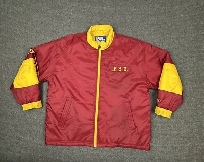 VTG Florida State Seminoles Pro Player Jacket FSU Mens XXL Nylon Puff 2XL Zip Up - Image 1 of 4