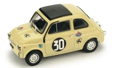 MODELLINO AUTO STATICO BRUMM FIAT GIANNINI 500TV #30 COPPA CARRI MONZA 1966 1/43 - Immagine 1 di 4