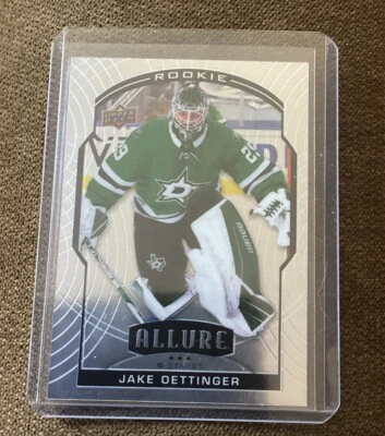 2020-21 Upper Deck Allure Rookie Base #91 Jake Oettinger Dallas Stars Goalie - Image 1 of 2