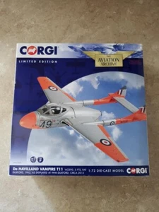 CORGI AA37304 DE HAVILLAND VAMPIRE T11 WZ590, 5 FFTS, RAF DUXFORD 1962 (VERSIEGELT) - Bild 1 von 6