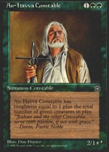An-Havva Constable ~ Moderately Played Homelands MTG Magic UltimateMTG Green Car - Image 1 of 1