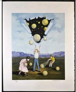Original Signed Lithograph Catch a Star Rare Print - Picture 1 of 1