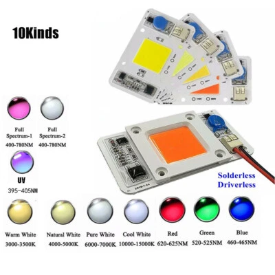 50W 220V 110V Smart IC LED Floodlight Spotlight White Warm White Red Green Blue - Image 1 of 4