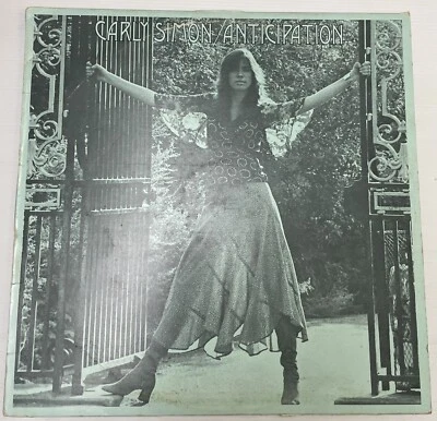 Carly Simon Anticipation Vinyl Record 12” 33 RPM ESK-75016 Elektra 1972 OG - Image 1 of 4