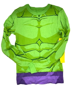 Disney Store Marvel Incredible Hulk Costume Superhero Green Pajama Set Size 10 - Picture 1 of 7