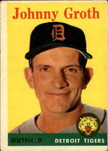 1958 Topps Baseball Card #262 Johnny Groth - VG