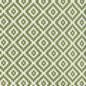 Kravet Green Geometric Diamond Crypton Performance Weave Fabric 3.35 yd 36411-3 - Picture 1 of 3