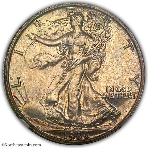 1936 Proof Walking Liberty Half Dollar NGC PF66+ Cover
