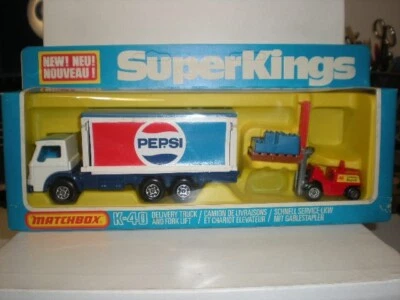 MATCHBOX K40 SUPERKINGS DELIVERY TRUCK AND FORK LIFT  IN SCATOLA ORIGINALE - Immagine 1 di 4