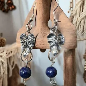 lapis lazuli Earrings - Picture 1 of 3