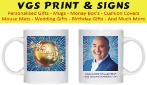 BOBBY BRAZIER STRICT COME TANCE PERSONALISIERTE WEISSE TASSE SCHNELLPORTO - Bild 1 von 4
