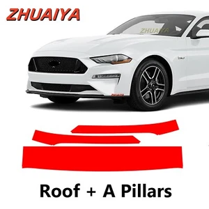 Roof+A Pillars PreCut Paint Protection Film For FORD MUSTANG MACH 1 2018-2023 - Picture 1 of 6