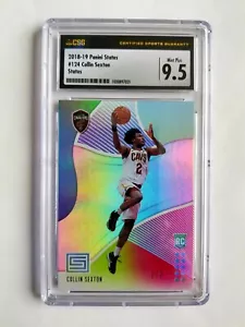 2018-19 PANINI STATUS STATUS COLLIN SEXTON RC! 1/2! CSG 9.5! 1/1! ONLY 2 EXIST! - Picture 1 of 3
