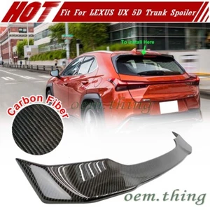 2018-2021 Fit For LEXUS UX 5D SUV R Style Rear Trunk Boot Spoiler Carbon Fiber - Bild 1 von 7