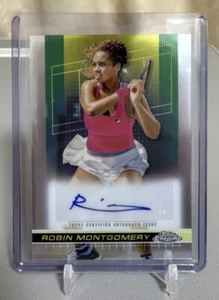 2024 TOPPS CHROME TENNIS ROBIN MONTGOMERY AUTO BASE #TCA-RMY - Picture 1 of 2