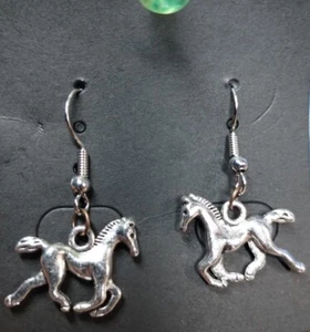 Horse Earrings New Dangle Drop USA Seller Gift - Picture 1 of 2