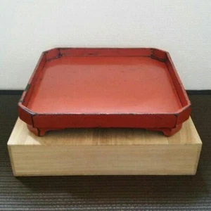 Vintage Momoyama Era Negoro Kumakiri Set With Legs Lacquering 36cm Size With Box - Picture 1 of 7