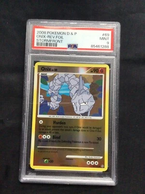 Pokemon Cards: Stormfront Reverse Holo: Onix 69/100 PSA 9 - Image 1 of 4