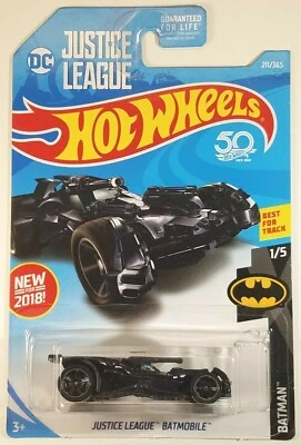 Бэтмобиль 2018 Hot Wheels Batman Justice League комиксы DC 211/365 - Изображение 1 из 4